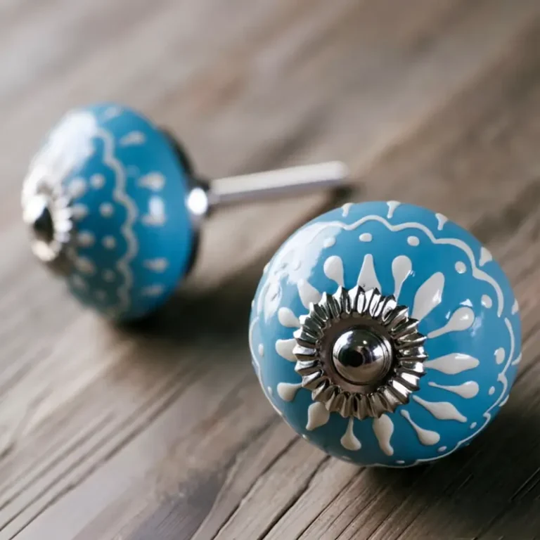 Cabinet Harware % Hand-Painted Mediterranean style ceramics Knobs