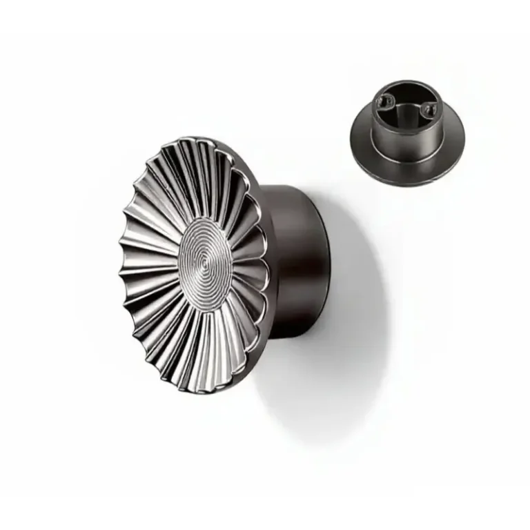 Cabinet Harware % Radial Pattern Round Metal Cabinet Knob