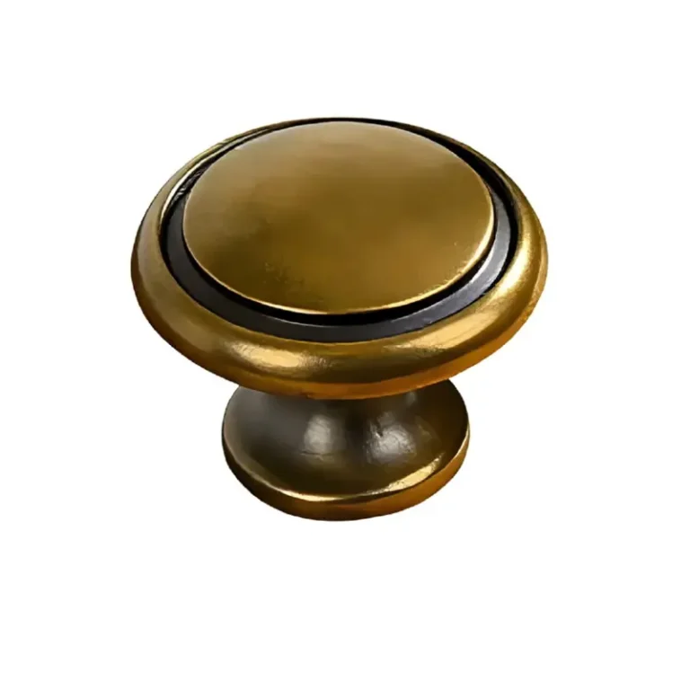 Cabinet Harware % Antique Brass Round Cabinet Knob