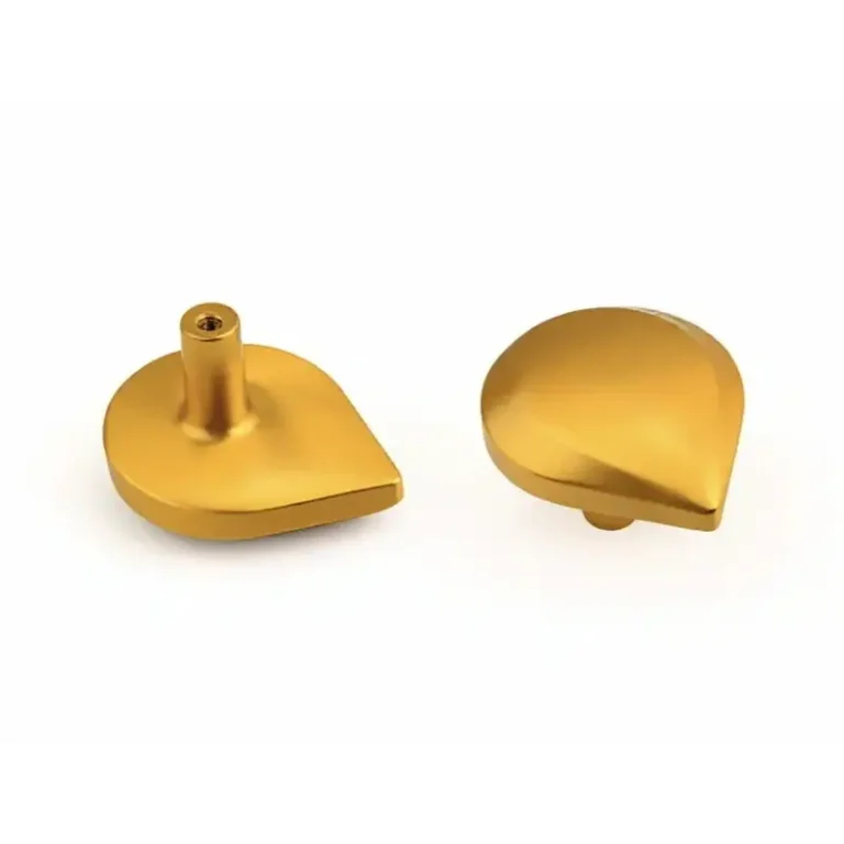 Cabinet Harware % Teardrop Shape Brass Cabinet Knob